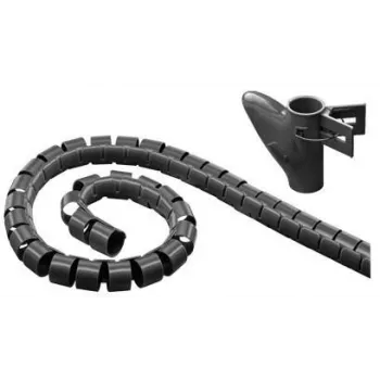Goobay WireTube juodas - 2,5 m tvirtas vamzdelis
