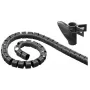 Goobay WireTube juodas - 2,5 m tvirtas vamzdelis