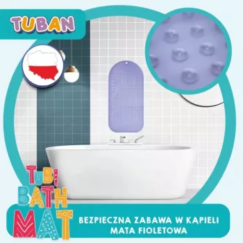 Kilimėlis voniai neslystantis violetinis