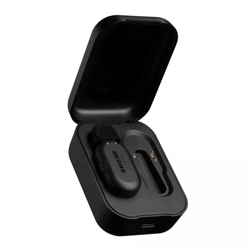 Shure MV-ONE-Z6 - Belaidis MoveMic MV-LaV mikrofonas su įkrovimo dėklu