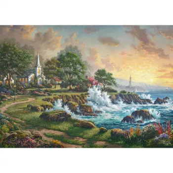 Thomas Kinkade Studios: Kleinod am Meer, Dėlionė 1000 dalių