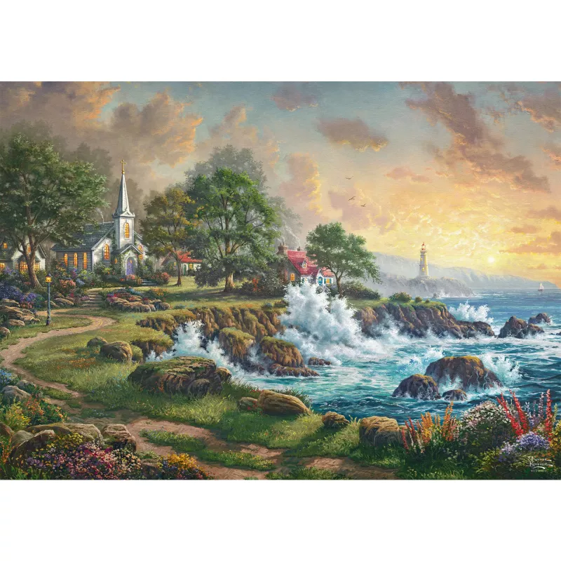 Thomas Kinkade Studios: Kleinod am Meer, Dėlionė 1000 dalių