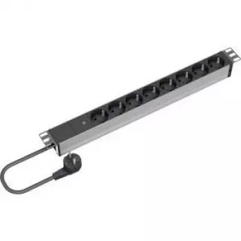 Ilgintuvas 2 AC lizdai Bachmann 909.003 juodas sidabrinis