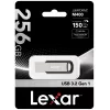 Lexar JumpDrive M400 USB atmintinė 256 GB USB Type-A 3.2 Gen 1 sidabrinė