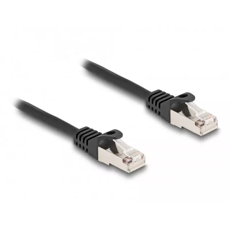 DeLOCK RJ50 (vyriškas) į RJ50 (vyriškas) S/FTP tinklo kabelis 0,25 m juodos spalvos