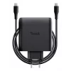 TRUST Maxo 100W 2 prievadų USB-C GaN įkroviklis – 100 W, 2× USB-C, 20 V maks., 2 m laidas, juodas