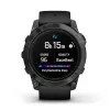 Išmanusis laikrodis GARMIN epix Pro (Gen 2) – 1,4 colio AMOLED 454×454, 32 GB, GPS, Wi‑Fi, Bluetooth, 51 mm korpusas, 98 g, juodas silikonas