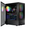 Korpusas Logic ARYA ARGB MINIDI USB 3.0 Juodas