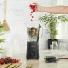 Blenderis su stikliniu ąsočiu Petra PT5531MBLKVDE juodas