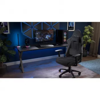 CORSAIR TC100 RELAXED Žaidimų kėdė (Audinys - Pilka/Juoda)