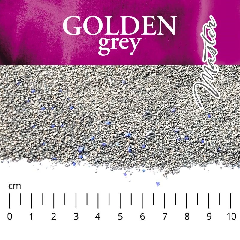 GOLDEN Grey Master – bentonitinis kačių kraikas – 14 kg