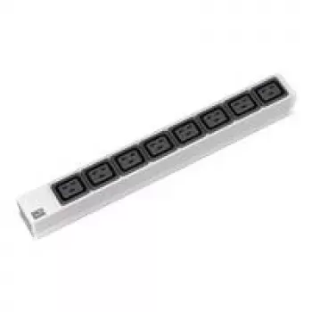 Bachmann 333.815 maitinimo skirstytuvas (PDU) 8 AC lizdai C19 1U juoda/pilka/sidabrinė