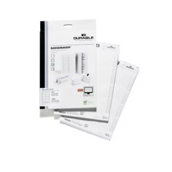 Įdėklai ženkliukams Durable 1456-02 60x90 mm Balti
