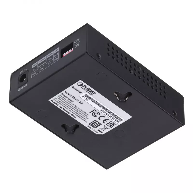Planet VC-231G tinklo tiltas/kartotuvas 1000 Mbit/s Juodas