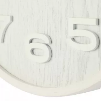 NeXtime 3096WI – Sieninis laikrodis – kvarcinis – apvalus – baltas – medinis – mediena