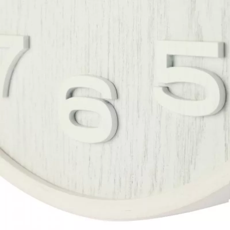 NeXtime 3096WI – Sieninis laikrodis – kvarcinis – apvalus – baltas – medinis – mediena