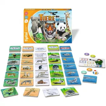 Stalo žaidimas „tiptoi Animals of the World“