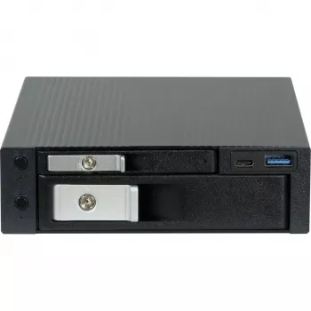 HDD Dock INTER-TECH ST-7227U 2,5 colio ir 3,5 colio diskams, USB 3.0 su Type-C ir Type-A