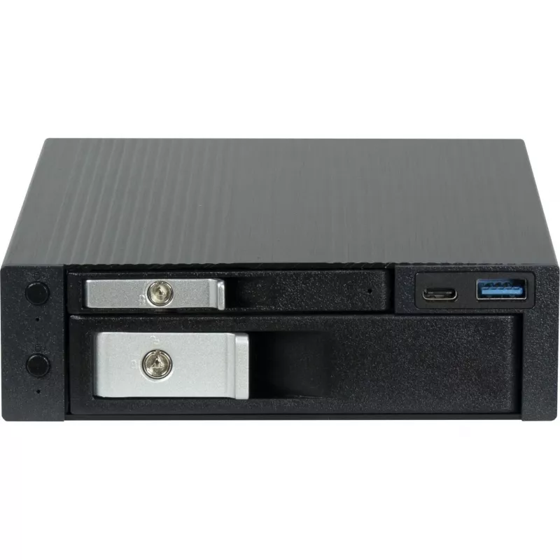 HDD Dock INTER-TECH ST-7227U 2,5 colio ir 3,5 colio diskams, USB 3.0 su Type-C ir Type-A