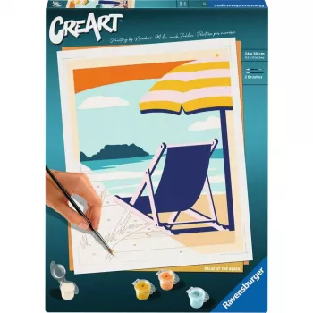 Ravensburger CreArt – Atsipalaidavimas paplūdimyje (23897) piešimo rinkinys