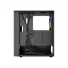 Gembird Fornax 4300 CCC-FC-4300 ATX Midi Tower žaidimų kompiuterio korpusas, grūdintas stiklas, ARGB ventiliatoriai, 2x USB 3.1, 1x USB 2.0, juodas