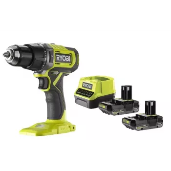 RYOBI 18V Šepetėlis Gręžtuvas Su Smūgiu