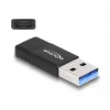 DeLOCK 60001 USB A į USB C adapteris, juodas