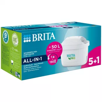BRITA Tischwasserfilter Maxtra Pro Filterkartusche 5+1 Pack