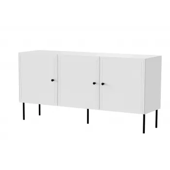 3D komoda PALAZZO BIS 151x40x75 baltas matinis