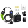 Qoltec Mobile EV Car Charger 2in1 Type2 | 3.5kW | 230V | Wi-Fi | LCD | Nešiojamas | Wallbox | 5m