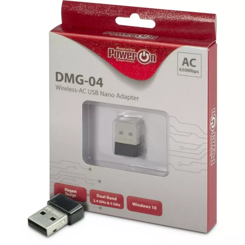 Inter-Tech belaidis tinklo adapteris USB 2.0 650Mbps