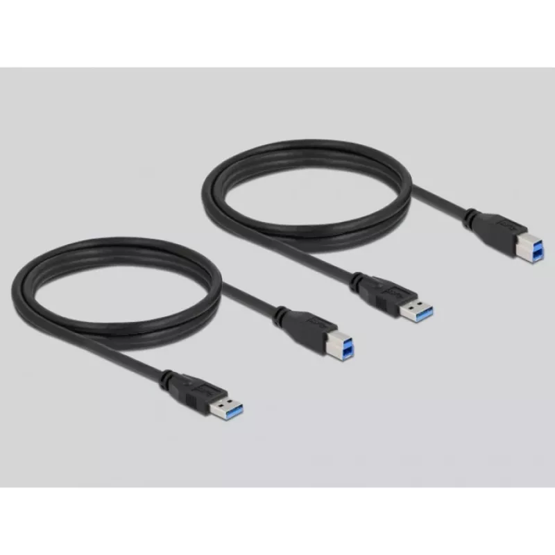 DeLOCK 11495 USB 3.0 jungiklis iki 5 Gbit/s juodas plastikinis