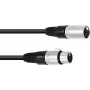 XLR jungiamasis laidas Omnitronic 30220768 — 1×5 kontaktų XLR patinas į 1×5 kontaktų XLR patelė, 3 m