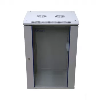 Sieninis stelažas Extralink 18U 600x450 pilkas