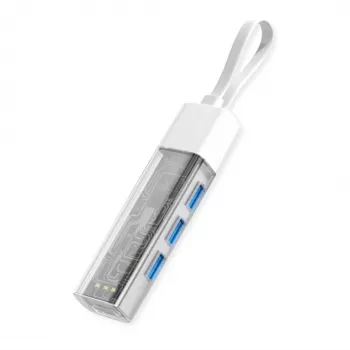 ROLINE mobilus USB 3.2 Gen 1 šakotuvas, 4 prievadai, A+C jungiamasis kabelis