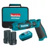 Momentinis veržliaraktis Makita TD022DSE 1/4 colio 2450 RPM 25 N⋅m Juodas, Mėlynas