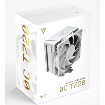 MODECOM Volcano 0C T720 procesoriaus aušintuvas 12 cm Baltas