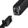 Tinklo adapteris Baseus Lite Series USB-C į RJ45 (juodas)