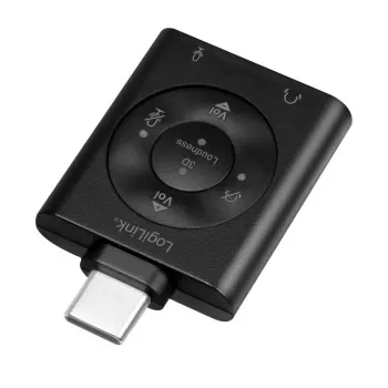 LOGILINK USB3.2 garso adapteris USB-C (vyriškas) į 2x3,5mm (moteriški) 7.1