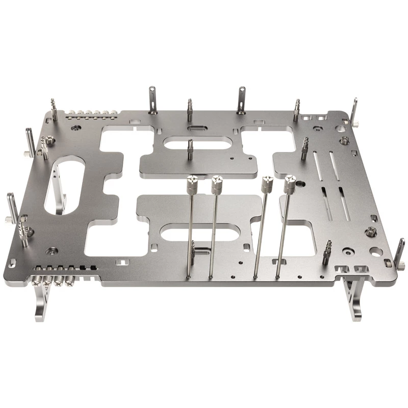 Atviras testinis stovas Streacom BC1 V2 – benchtable korpusas, titano spalva