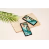 Apsauginis dėklas iKins Samsung Galaxy Note 20 – Aqua Agate dizainas