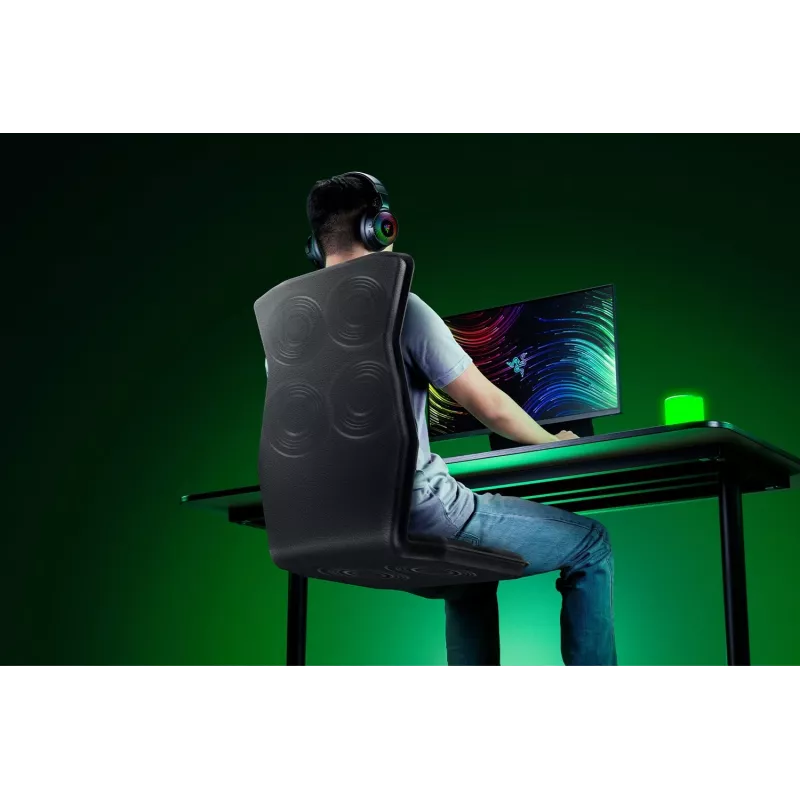 Sėdimosios pagalvėlės Razer Freyja juodos spalvos belaidžiu 2,4 GHz ryšiu
