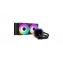 DeepCool LS520 SE AIO skystinis procesoriaus aušintuvas, 2 x 120 mm, ARGB, juodas