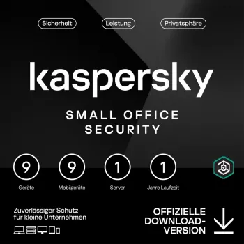 Kaspersky Small Office Security [9 įrenginiai – 1 metai] Bazinė versija 9 kompiuteriai + 9 mobilieji įrenginiai + 1 failų serveris – 1 metai