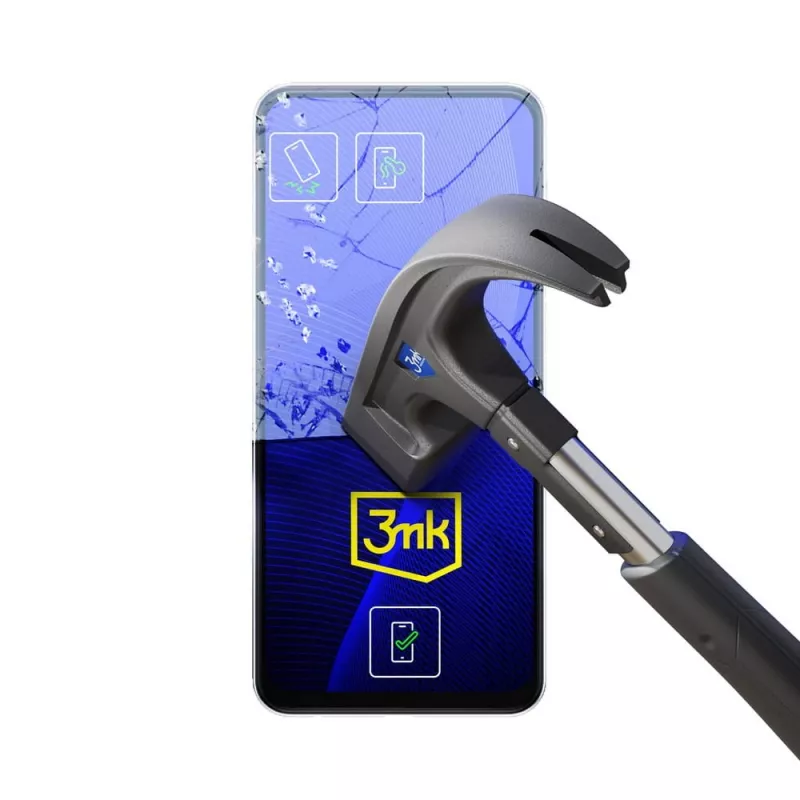 3MK Flexible Glass Samsung S23 5G – Lankstus stiklinis ekrano apsauginis stiklas
