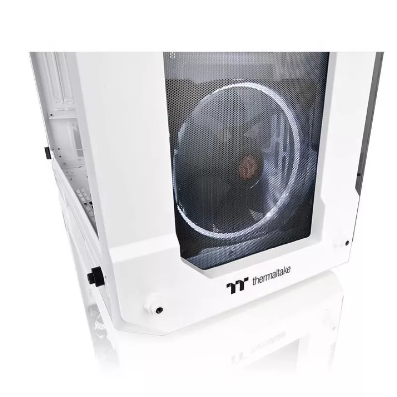Case View 71 Riing Grūdintas Stiklas E-ATX Pilnas Bokštas - Snow Edition