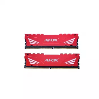 AFOX GAMING DDR4 2×16GB 32GB 3200MHz CL16 1.35V XMP2 Raudona darbalaukio RAM