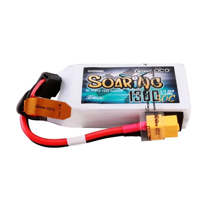 Gens ace G-Tech Soaring 1300mAh 11.1V 30C 3S1P Lipo akumuliatorius