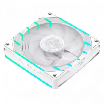 GAMEMAX TORNADO T12 ARGB-RW 120mm baltas atvirkštinės mentės korpuso ventiliatorius
