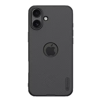 Apsauginis dėklas Nillkin iPhone 16 Plus Super Frosted Pro — juodas, kietas plonas lukštas